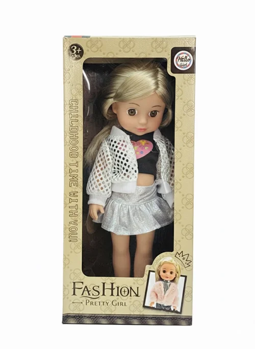 عروسک هلو گرل (Hello Girl) طرح پرنسس با ستاره و لباس صورتی | اورجینال