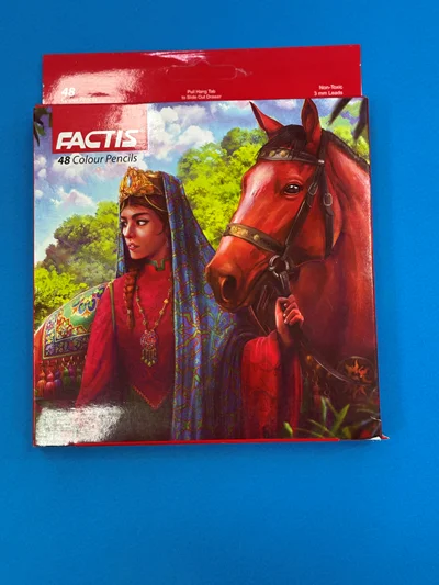 مداد رنگی ۴۸ رنگ فکتیس (FACTIS)