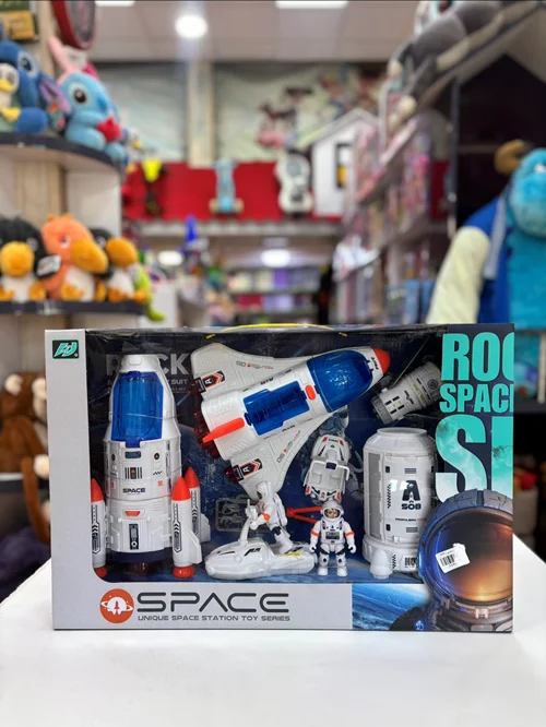 ست اسباب‌بازی ایستگاه فضایی SPACE - مجموعه فضاپیما، راکت و فضانورد