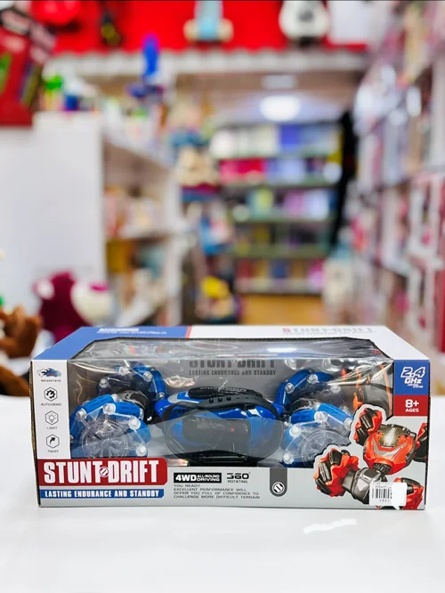 ماشین کنترلی Stunt & Drift حرفه‌ای 4WD - با قابلیت چرخش 360 درجه و تغییر شکل