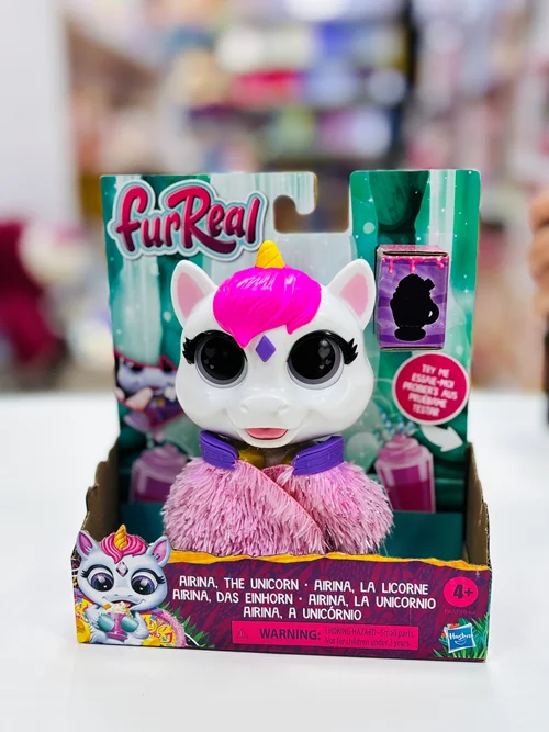 FurReal Airina The Unicorn | اسباب بازی یونیکورن تعاملی تغییر رنگ دهنده با صدا و نور | هدیه برای کودکان 4+ سال                                                                       افزودن عنوان ثانوی محصول