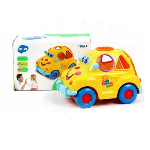 ماشین اسباب‌بازی فلوکس هولی تویز موزیکال – مناسب کودکان ۱۸ ماه به بالا