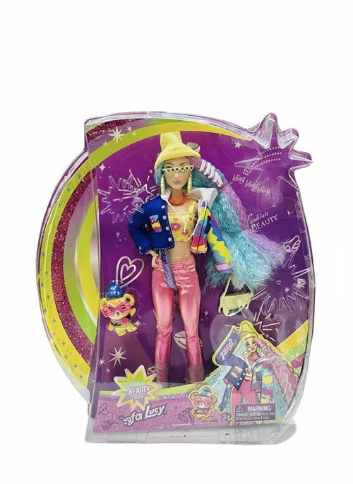 عروسک دفا لوسی (Defa Lucy) مدل Fashion Beauty با موی آبی