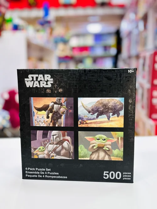 ست پازل کلکسیونی 4 عددی جنگ ستارگان (ماندالورین و گروگو) - 500 قطعه